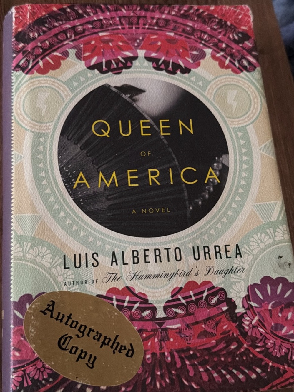 Queen of America by Luis Alberto Urrea - Pink & Teal Decorative Hardcover